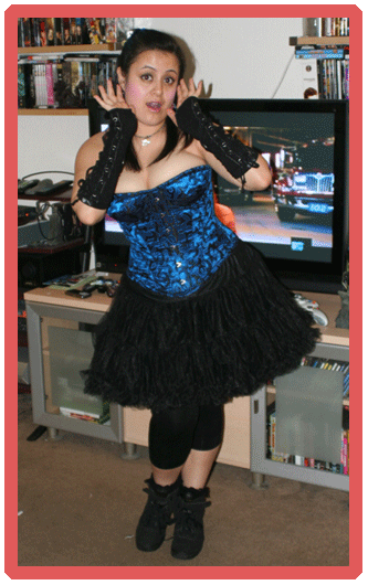 Michelle @ an 80s New Year's Party